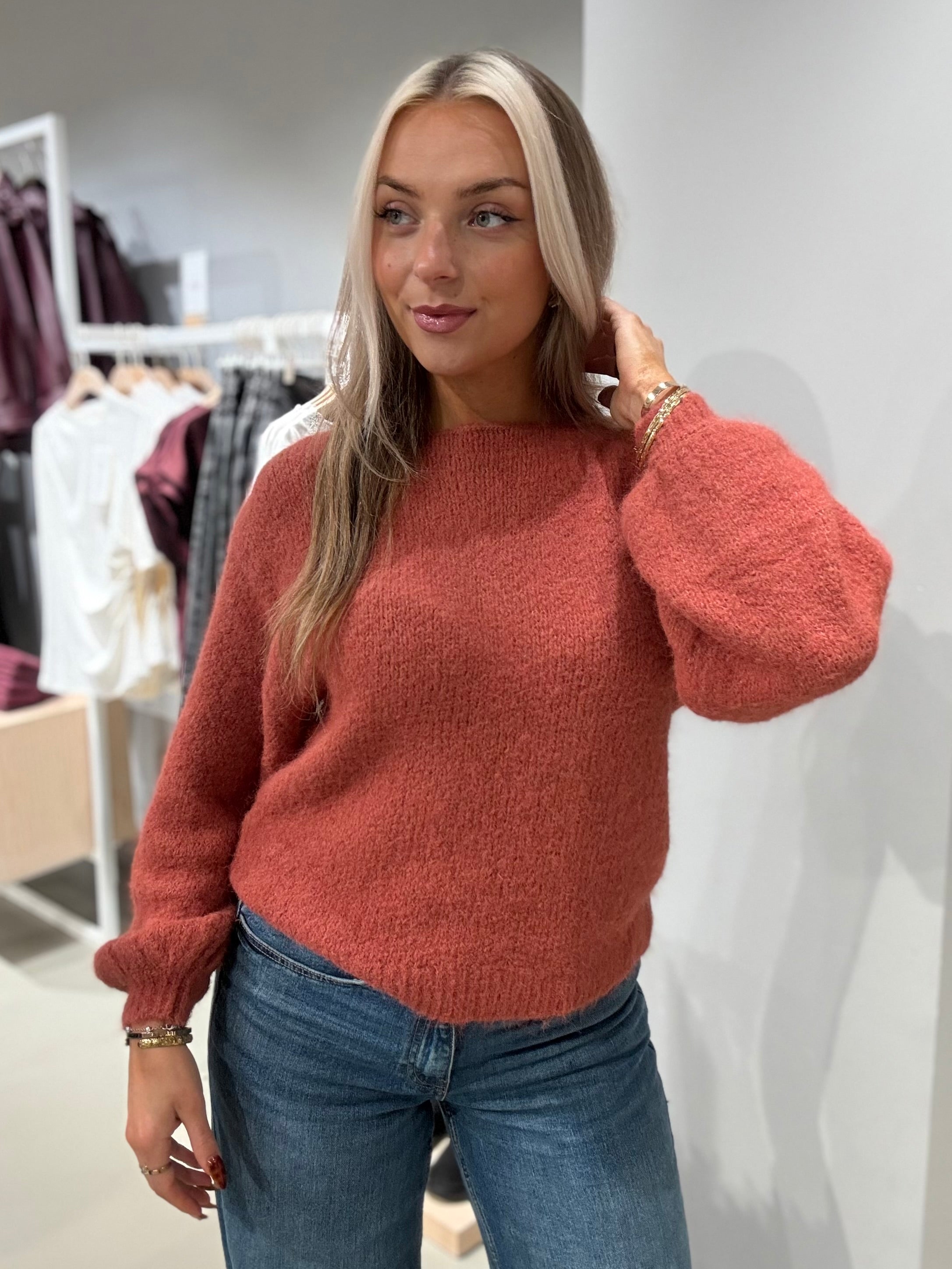 VIMARLEY Pullover - Marsala